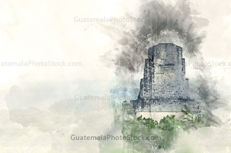 Cresteria Templo III, Parque Nacional Tikal