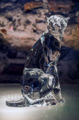 Jaguar de vidrio
