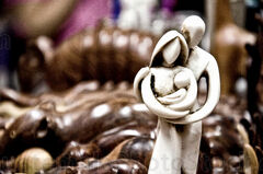 Escultura de hueso molido