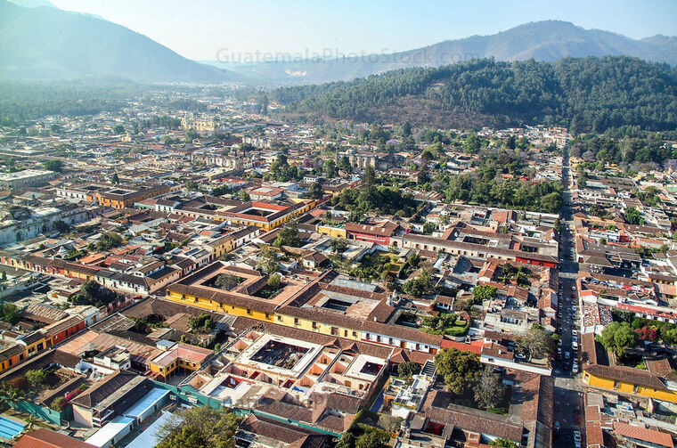 Antigua Guatemala desde el aire