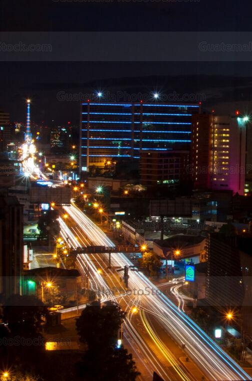 Ciudad de Guatemala de noche