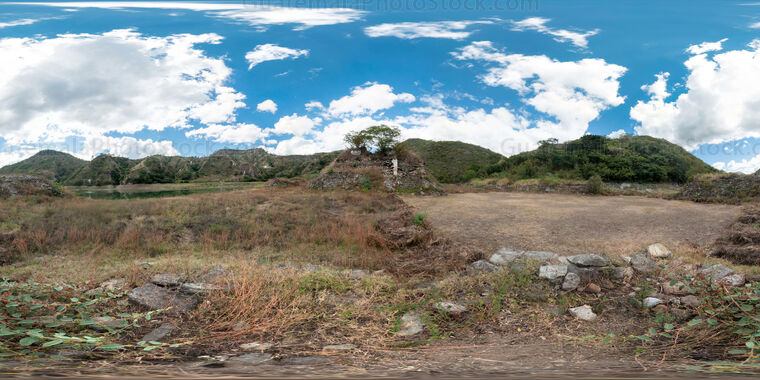 Panorama Sitio Arqueológico Kawinal, Quiché
