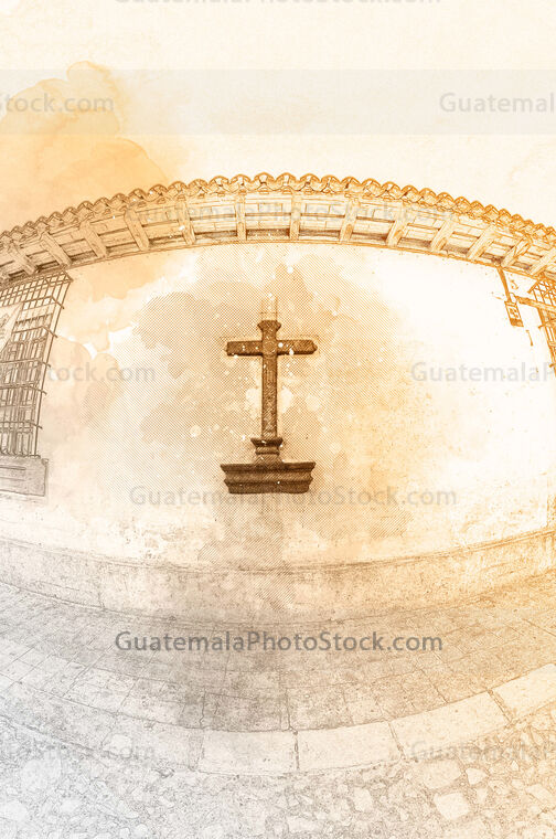 Cruz en la calle del arco de Santa Catalina