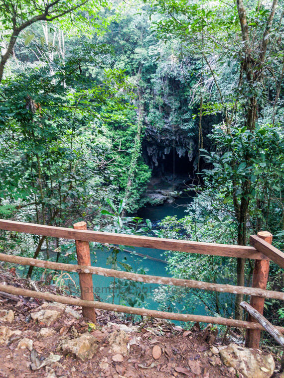 Río Chiyú, Cuevas de Setzol