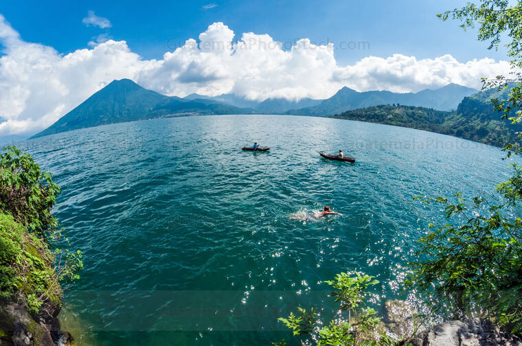 Lago de Atitlán desde San Marcos La Laguna