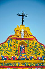 Cruz del templo de San Andres Xecul