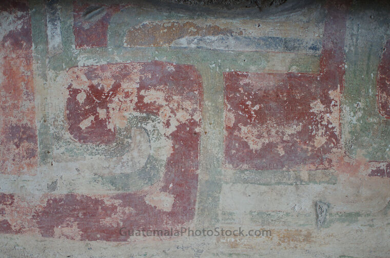Detalle de Mural en Teotihuacan
