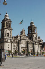 Fachada de la Catedral Metropolitana de México