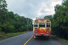 Bus extraurbano en la Costa Sur