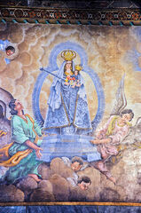 Pintura de la Virgen de Candelaria de Chiantla