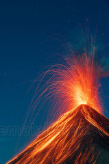 Erupción en el Volcán de Fuego