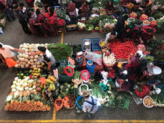 Mercado de verduras de Chichicastenango, Quiché