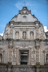 Fachada antigua Catedral de Quetzaltenango