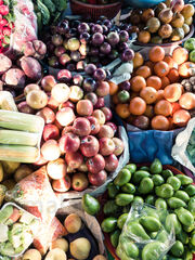 Frutas y Verduras en el mercado