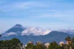 Volcanes visibles desde la ciudad de Guatemala