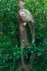 Escultura del Quetzal del Parque Isla Aventura