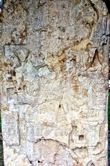 Detalle de estela de Tikal