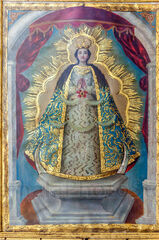 Pintura de la Virgen del Carmen