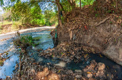 Contaminación en río de Huehuetenango